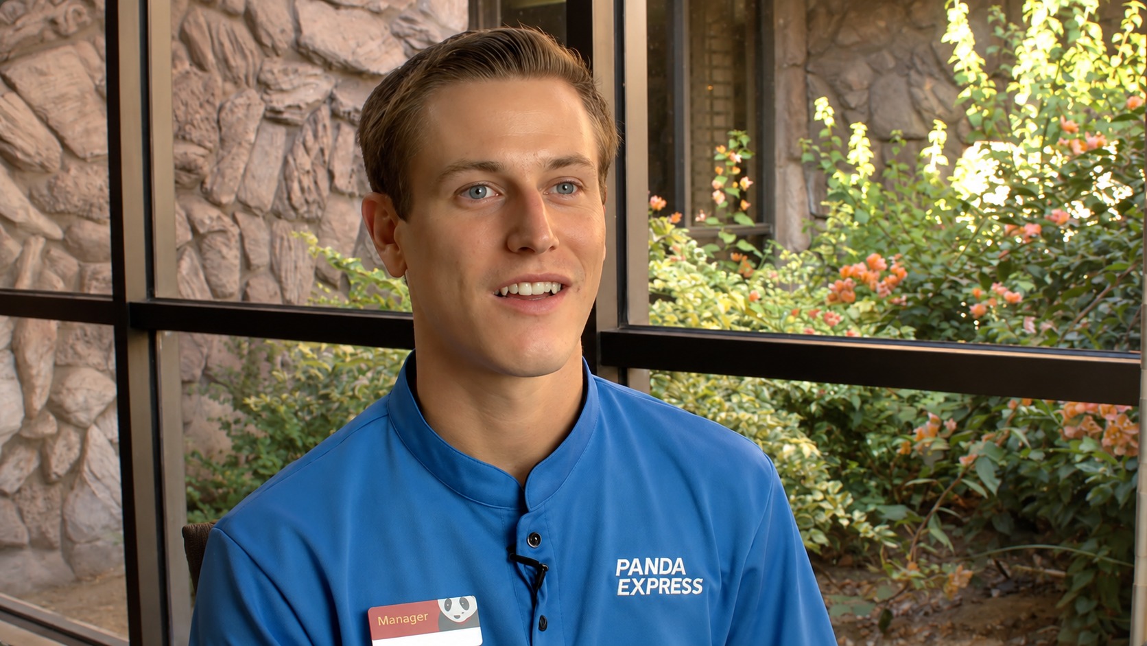 Panda Express manager interview during Studio 828 production